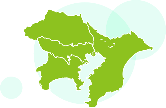 対応エリア地図（関東）