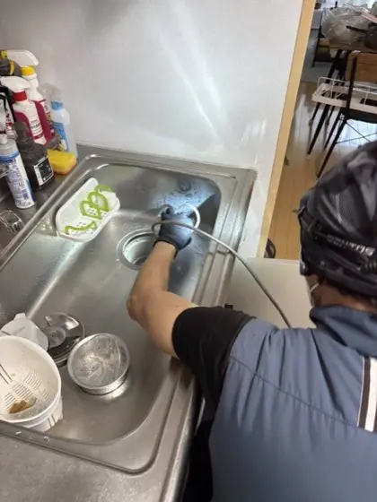 キッチン排水のつまり